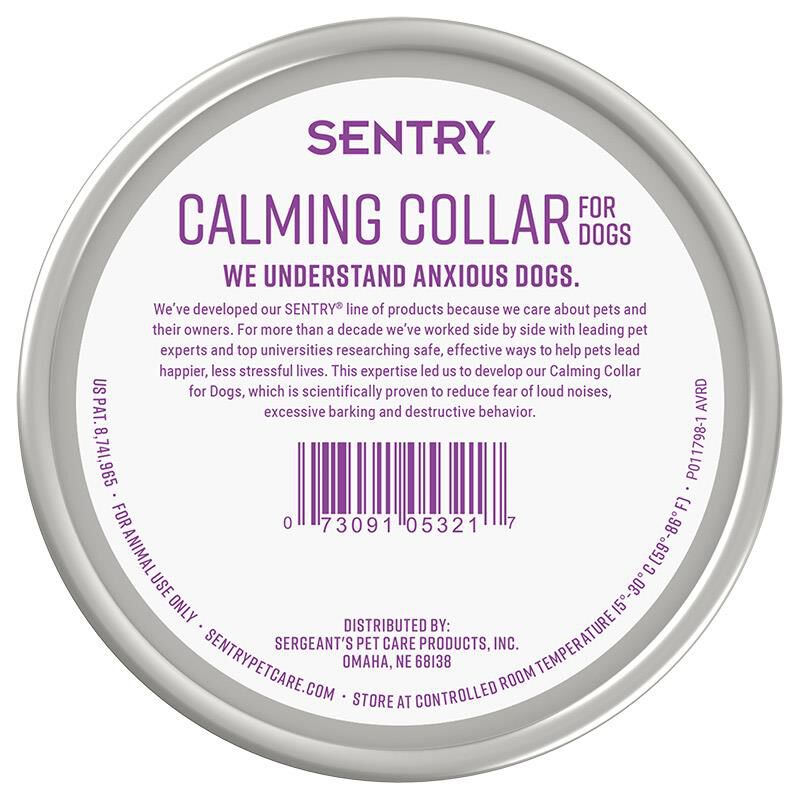 SENTRY Calming Collar for Dogs, Lavender Chamomile Fragrance 1 ct