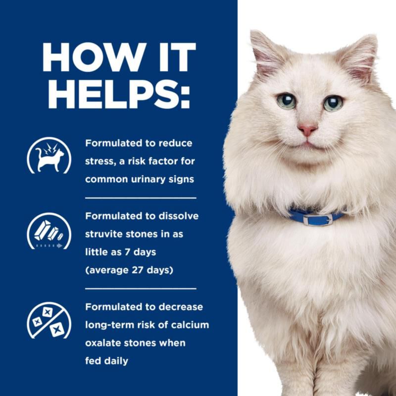Hill's Prescription Diet c/d Multicare Stress Urinary Care Vegetable & Tuna Stew Wet Cat Food, 24 x 2.9 oz cans