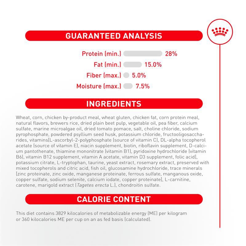 Royal Canin Health Nutrition Aging 11+ Senior Dry Cat Food, 6 lb bag