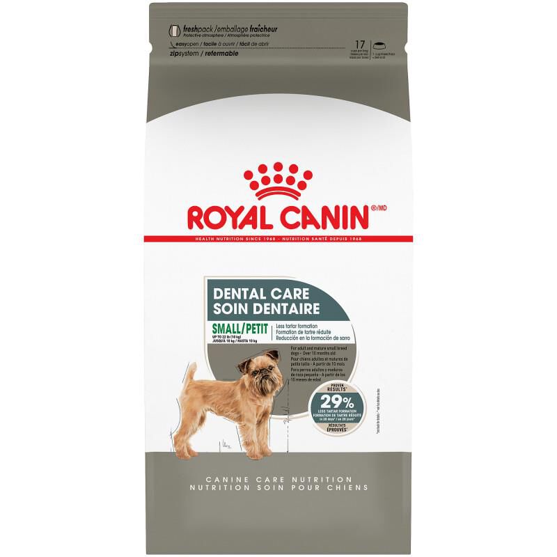 Royal Canin Canine Care Nutrition Adult Small Dental Care Dry Dog Food, 17 lb bag