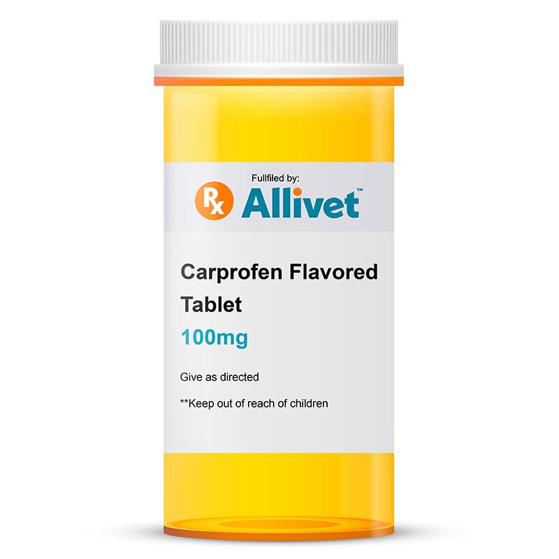 Carprofen 100mg Flavored Tablet (Generic)