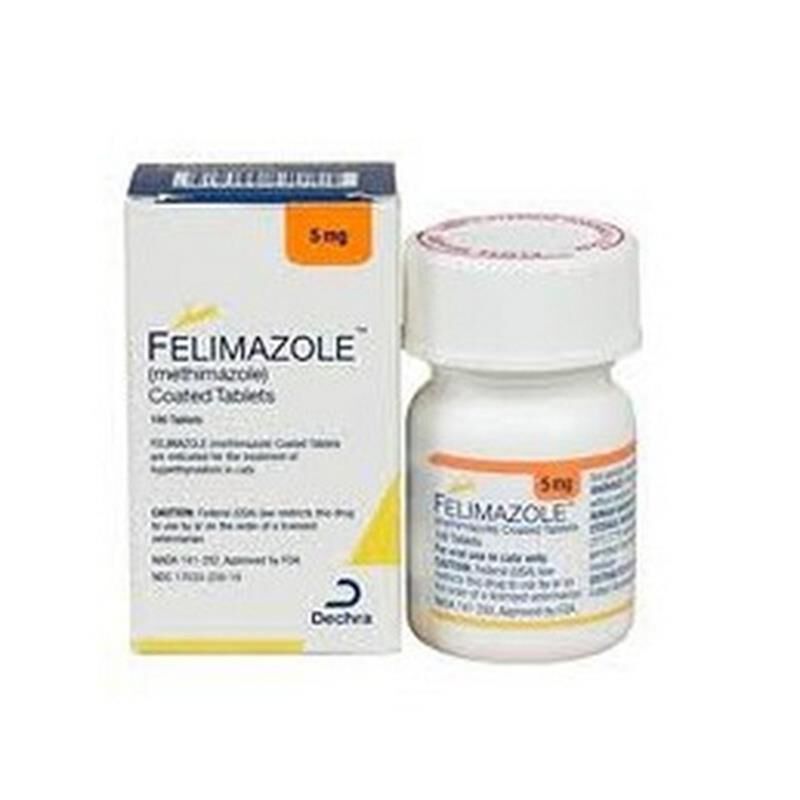 Felimazole Tablet For Cats 2.5mg, 5mg | Allivet