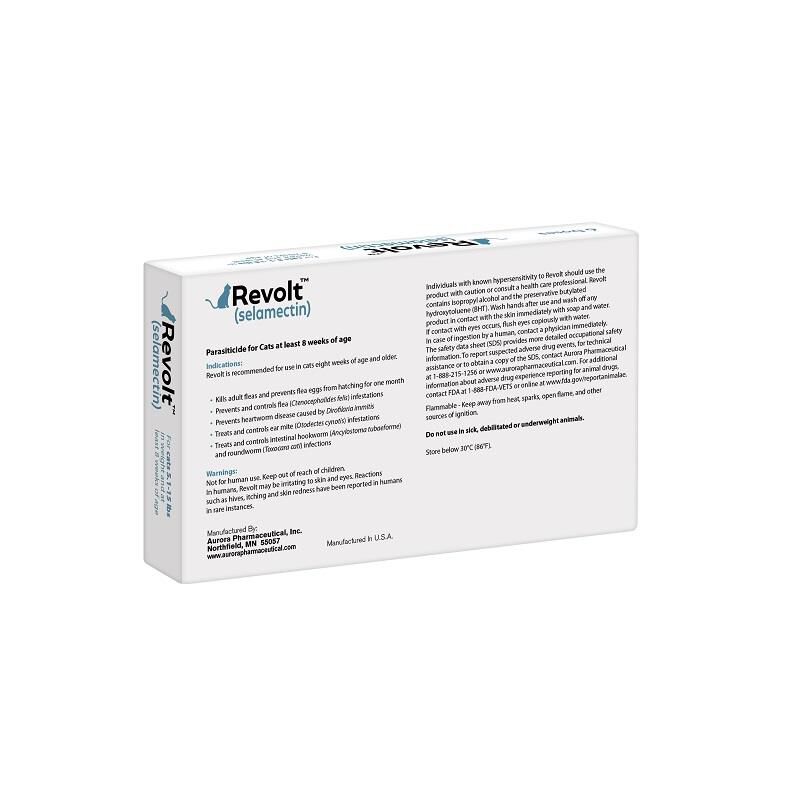 Revolt (selamectin) Topical for Cats 5.1 - 15 lbs, 6 Month Supply