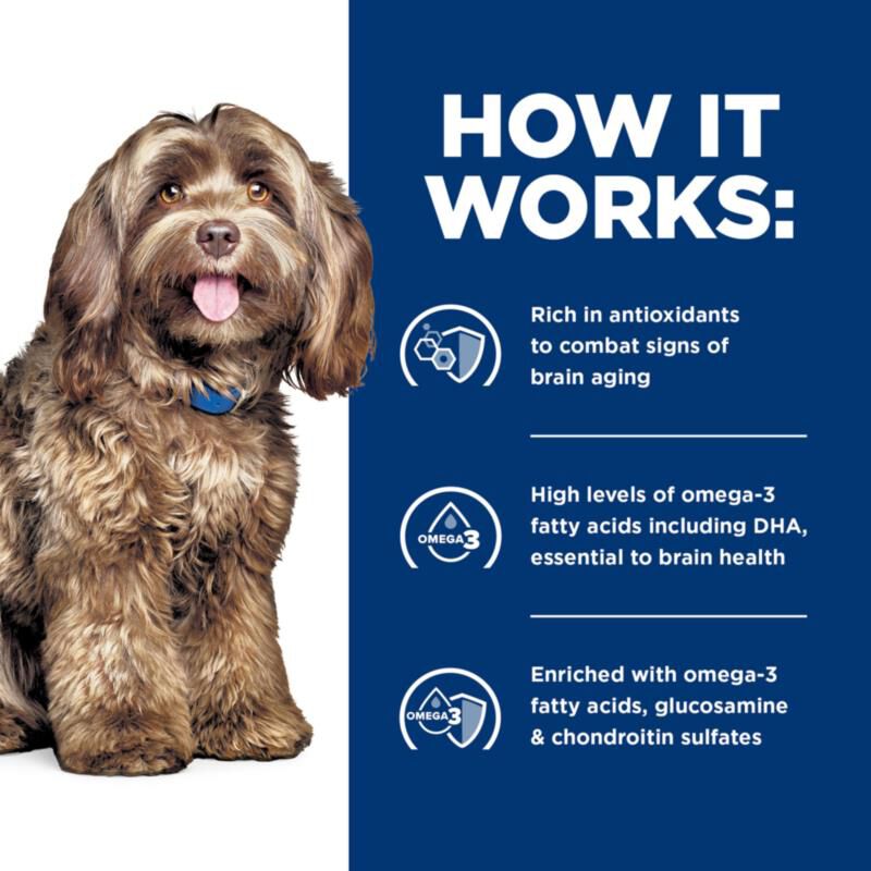 Hill&rsquo;s Prescription Diet Brain Care + j/d Joint Care Rice & Turkey Wet Dog Food, 12 x 13 oz cans