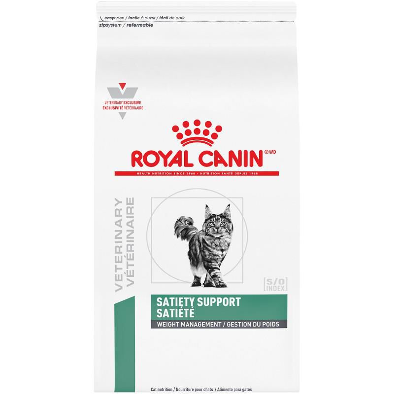 Royal Canin Veterinary Diet Adult Satiety Support Weight Management Dry Cat Food, 18.7 lb bag