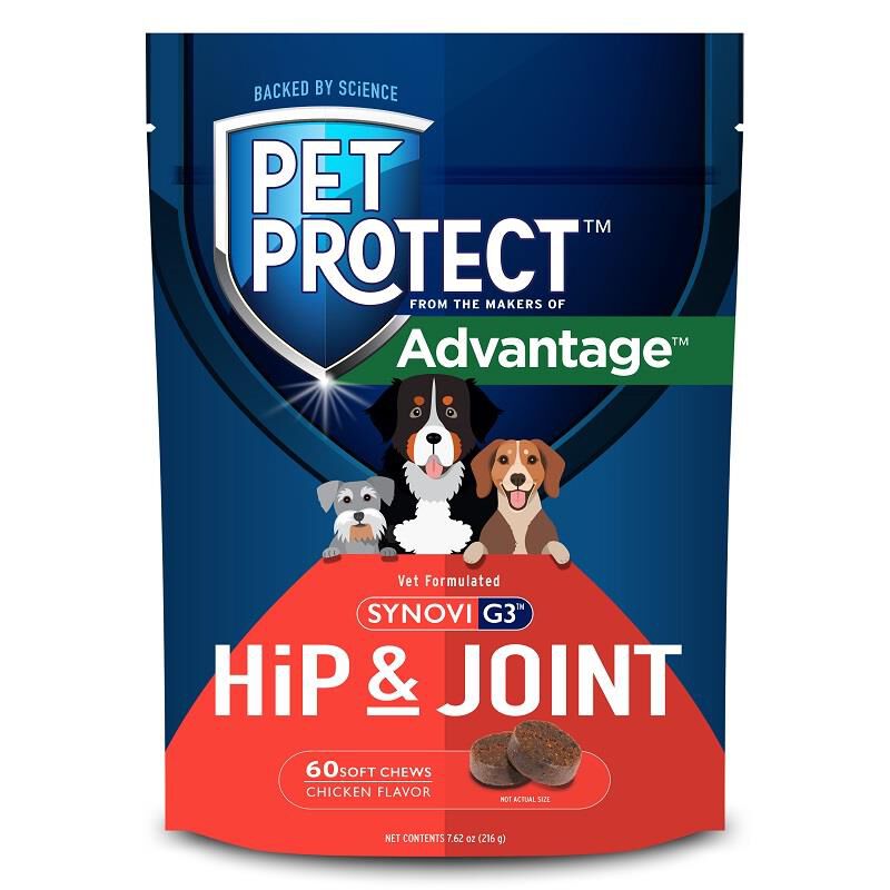 Pet Protect Hip & Joint Synovi G3 Soft Chews for Dogs