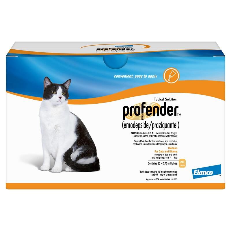 Profender for Medium Cats Orange 5.5 - 11 lbs  1 Dose
