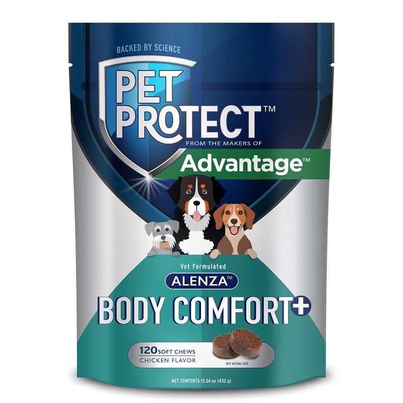 Pet Protect Body Comfort + Alenza Soft Chews for Dogs, 120 Ct.