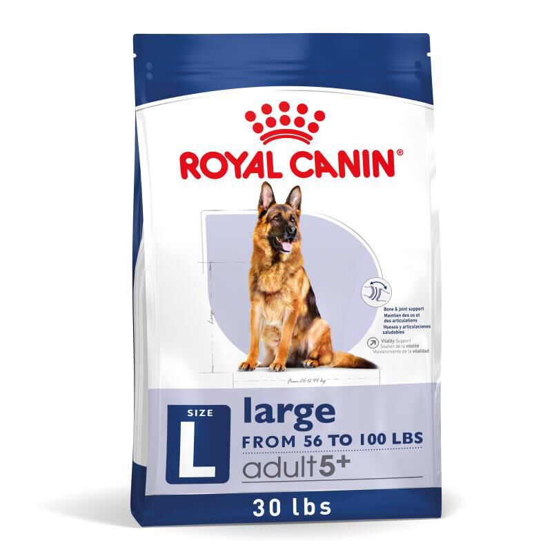 Royal Canin Size Health Nutrition Large Adult 5+ Adult Dry Dog Food, 30 lb bag