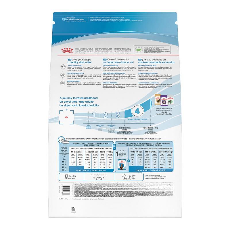 Royal Canin Size Health Nutrition Giant Junior Dry Dog Food, 30 lb bag