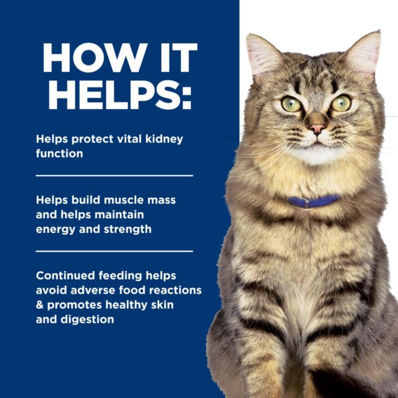 Hill's Prescription Diet k/d Kidney Care Hydrolyzed Chicken Flavor Pate Wet Cat Food, 24 x 5.5 oz cans