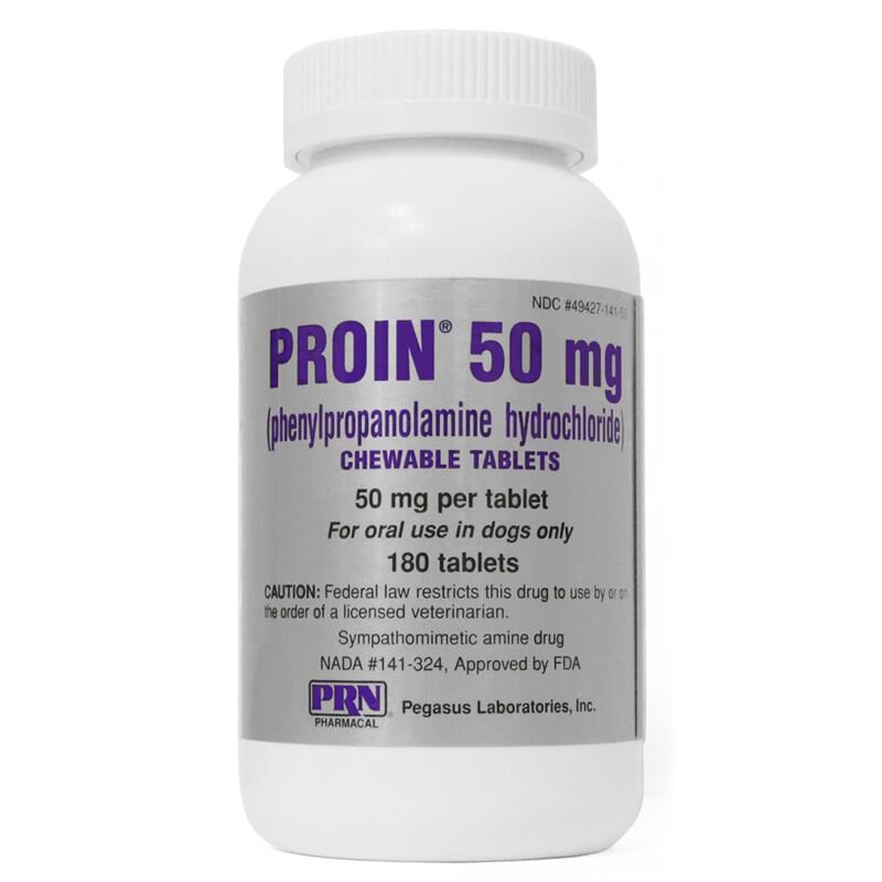 Proin Chewable Tablets for Dogs 50 mg, 180 Ct.