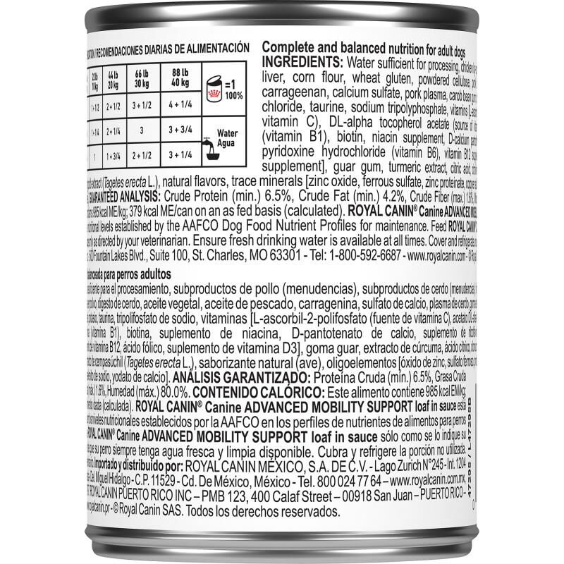 Royal Canin Veterinary Diet Adult Advanced Mobility Support Canned Dog Food, 24 x 13.5 oz cans