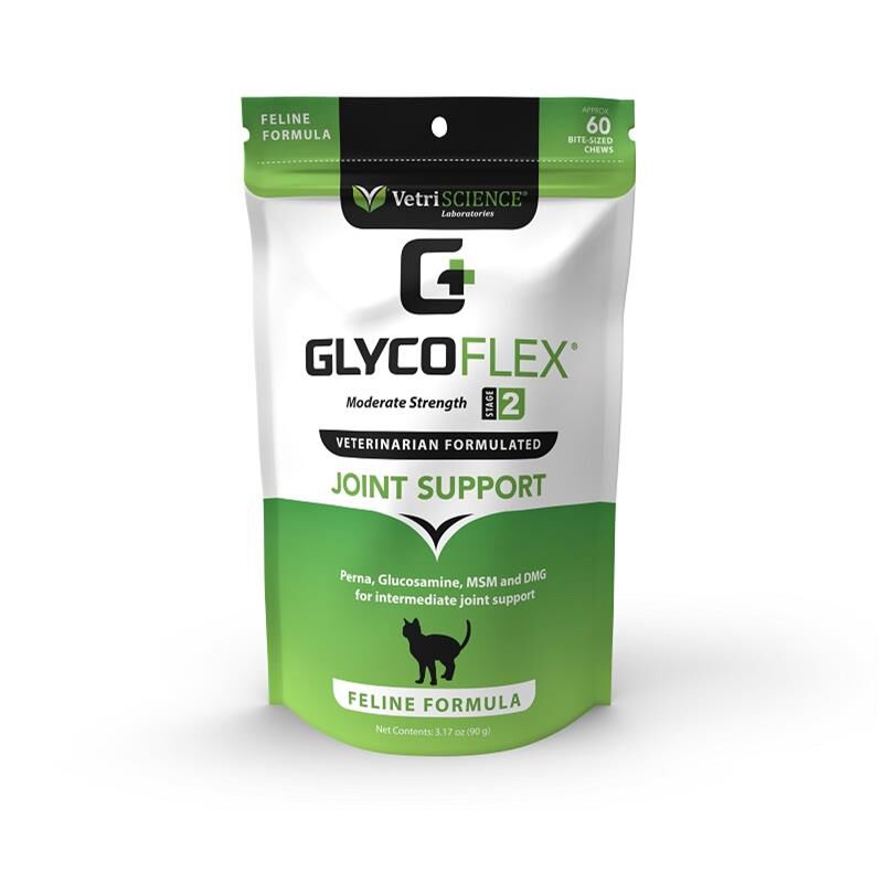VetriScience Glyco-Flex II Feline Formula, 60 Bite-Sized Chews