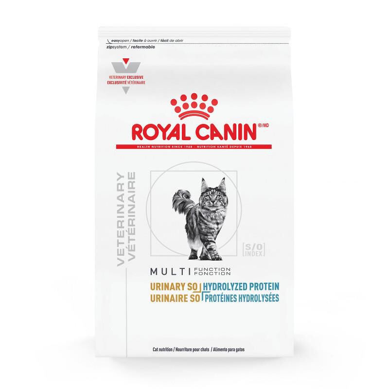 Royal Canin Veterinary Diet Adult Multifunction Urinary SO + Hydrolyzed Protein Dry Cat Food, 6.6 lb bag