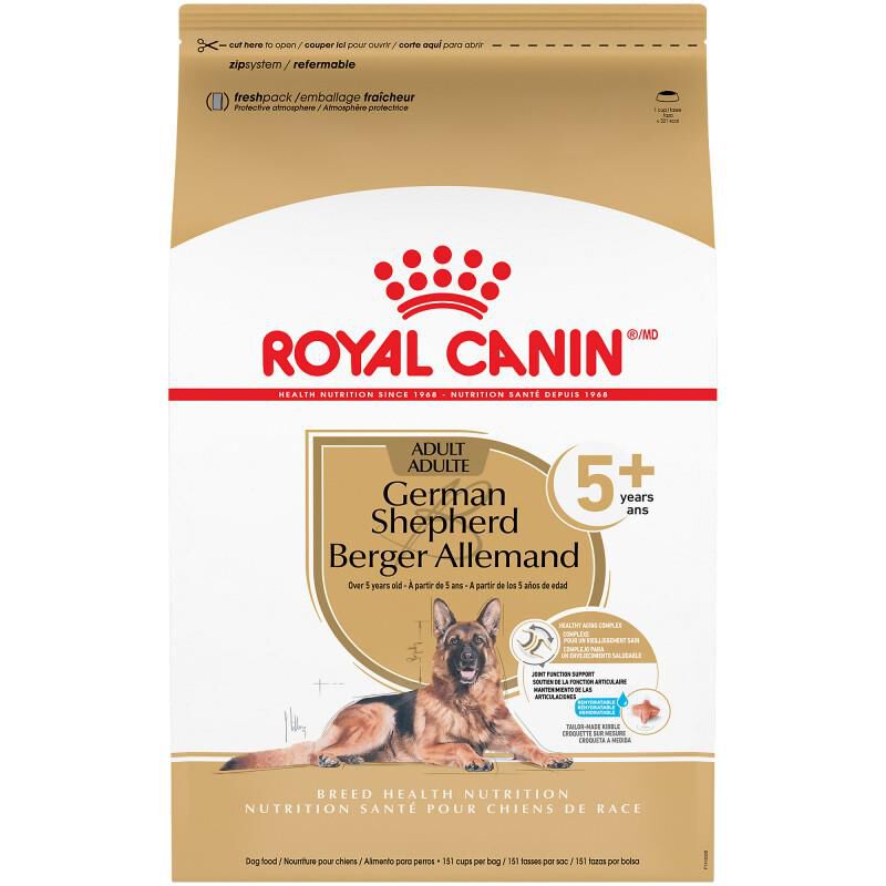 Royal Canin Breed Health Nutrition German Shepherd Adult 5+ Dry Dog Food, 28 lb bag