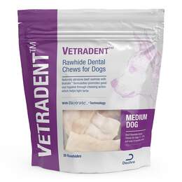 Vetradent Rawhide Dental Chews for Dogs
