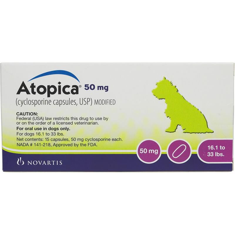 Atopica 50 mg 15 Capsules
