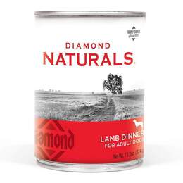 Diamond Naturals Lamb Dinner All Life Stages Canned Dog Food, 13.2 oz case of 12