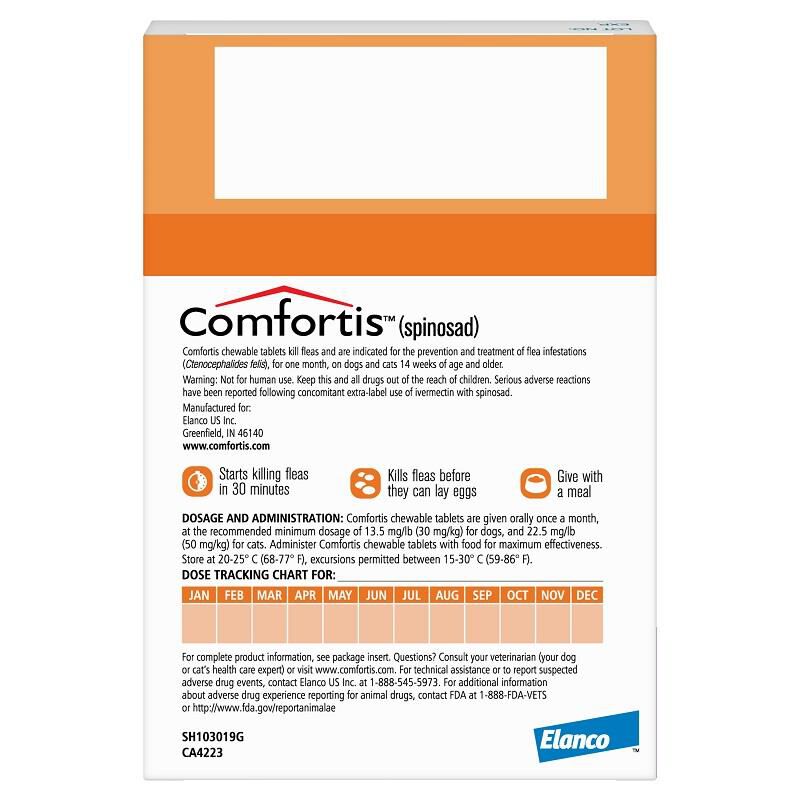 Comfortis pills for cats clearance