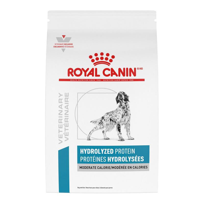 Royal Canin Veterinary Diet Adult Hydrolyzed Protein Moderate Calorie Dry Dog Food, 7.7 lb bag