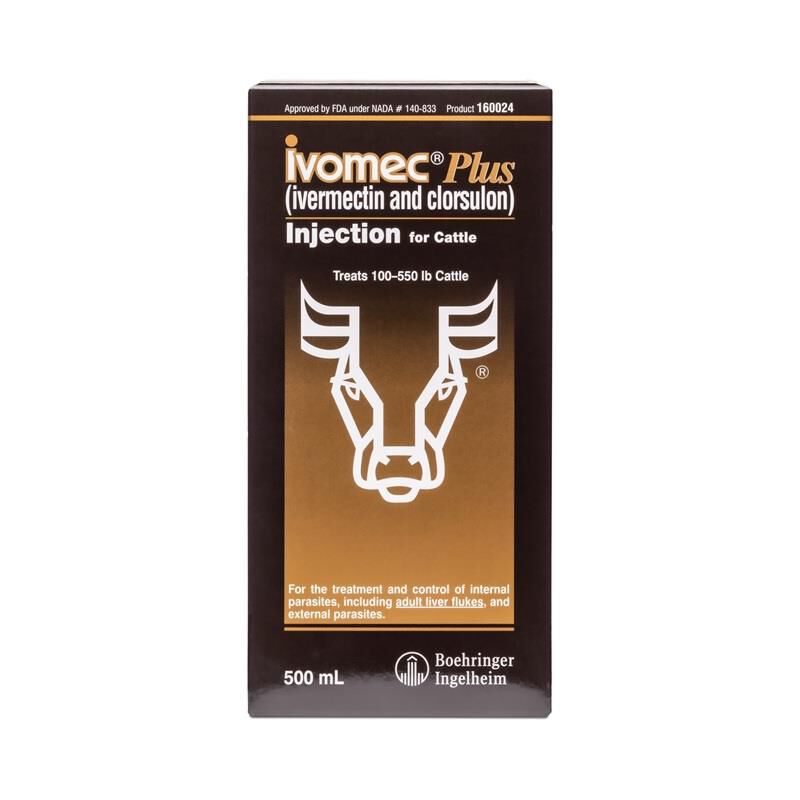 IVOMEC Plus Injection for Cattle, 500 ml