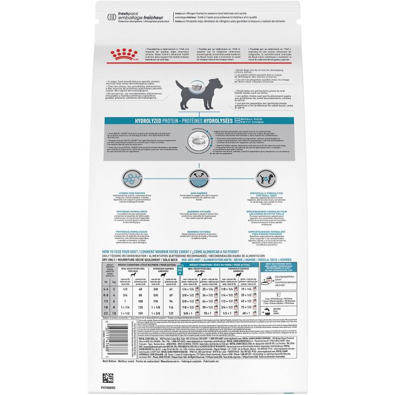 Royal Canin Veterinary Diet Adult Hydrolyzed Protein Small Dog Dry Food, 8.8 lb bag