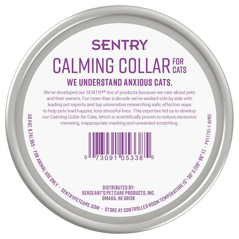 Sentry Calming Collar for Cats, 3 ct