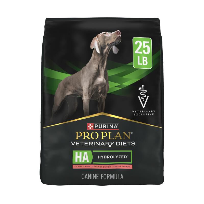 Purina Pro Plan Veterinary Diets HA Hydrolyzed Salmon Flavor Dry Dog Food, 25 lbs