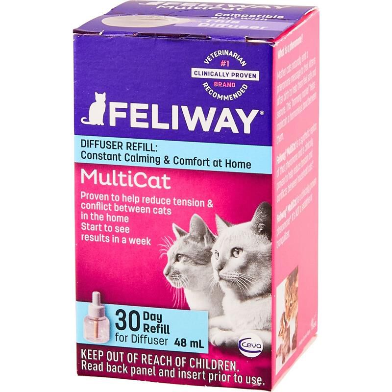 Buy Feliway Multi-Cat Diffuser Plug-In Refill for Cats Online