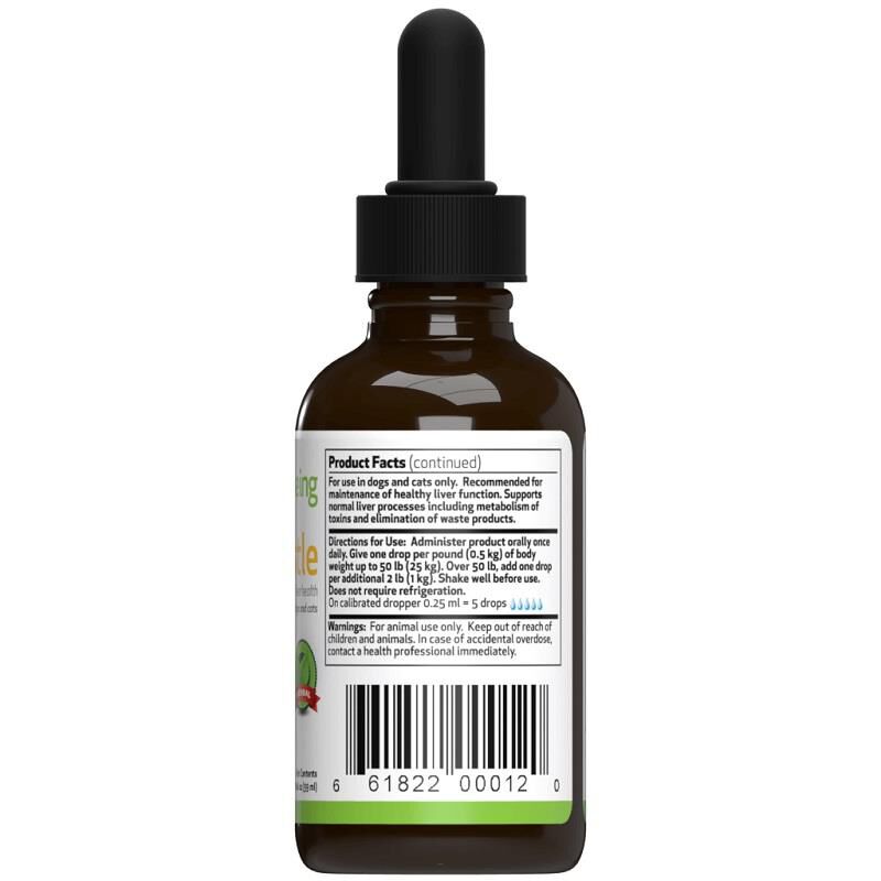 Pet Wellbeing Milk Thistle for Dogs and Cats 2 oz