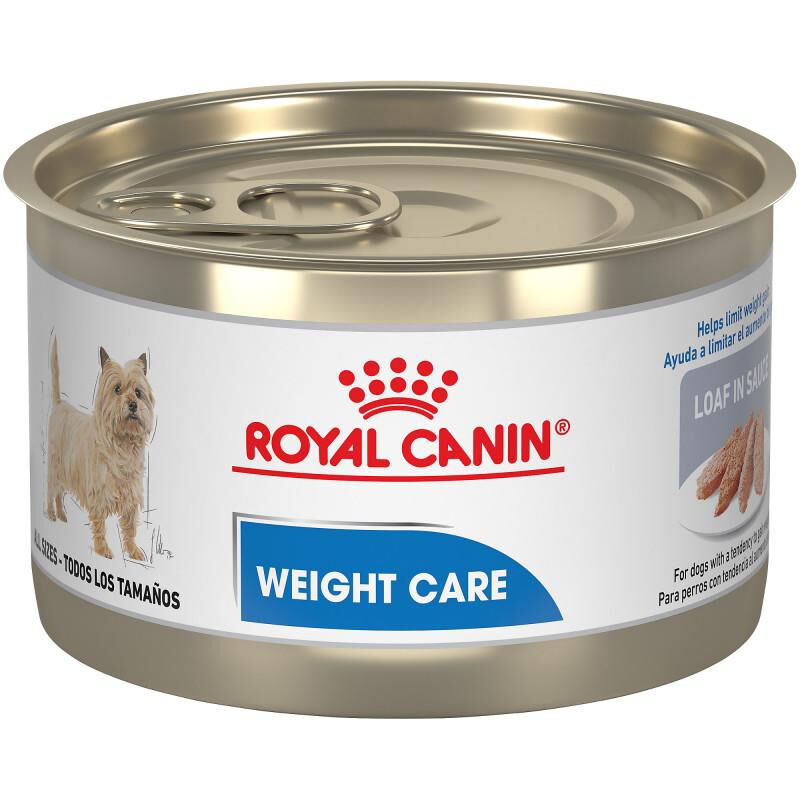 Royal Canin Canine Care Nutrition Adult Weight Care Loaf in Sauce Canned Dog Food