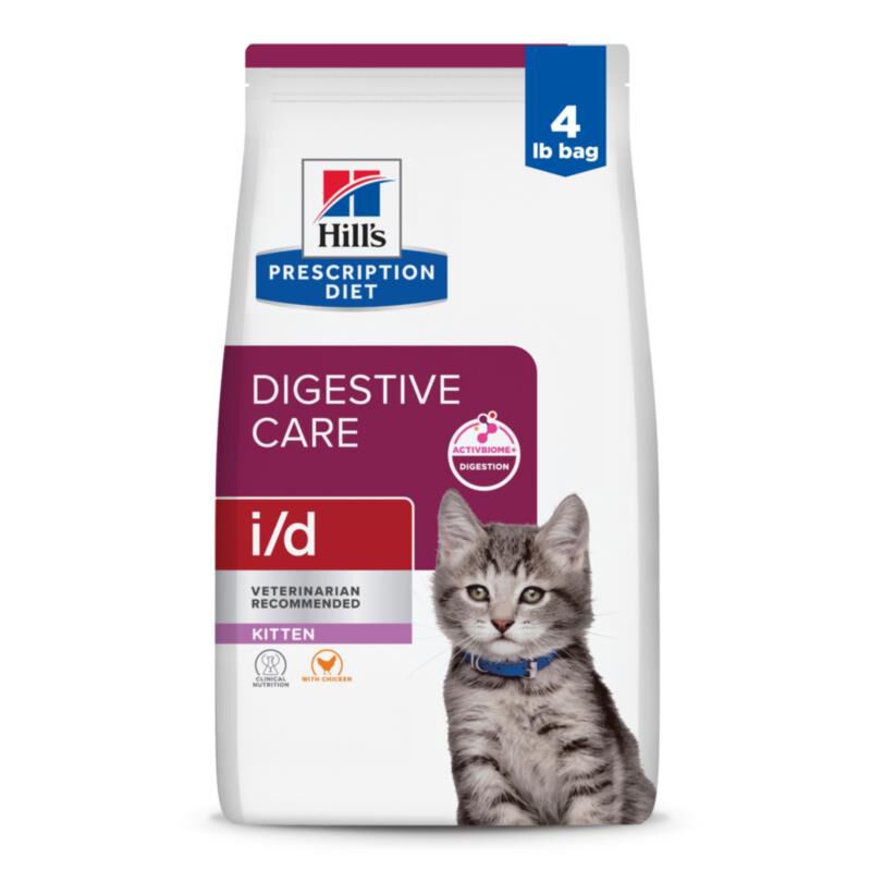 Hill's Prescription Diet i/d Dry Kitten Food, 4 lb bag