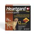 Heartgard Plus Chewable for Dogs 51-100 lbs Brown, 12 Month Supply