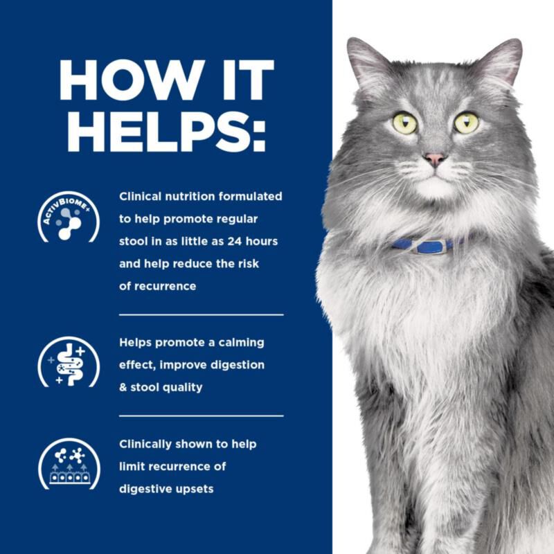 Hill's Prescription Diet Gastrointestinal Biome Stress Digestive/Fiber Care Chicken & Vegetable Stew Wet Cat Food, 24 x 2.9 oz cans