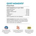 NaturVet Quiet Moments Calming Aid, 60 Chewable Tabs