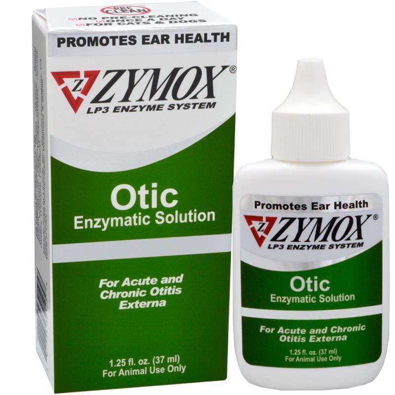 Zymox Otic Solution for Ear Infections in Dogs, Cats and Horses Allivet