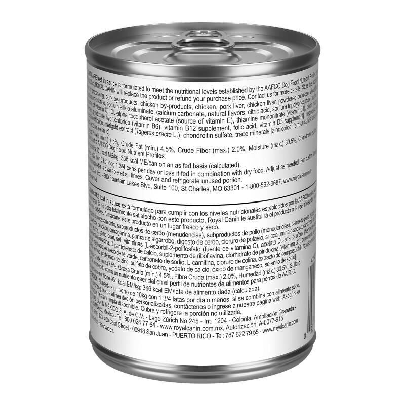 Royal Canin Canine Care Nutrition Adult Joint Care Loaf in Sauce Canned Dog Food, 12 x 13.5 oz cans