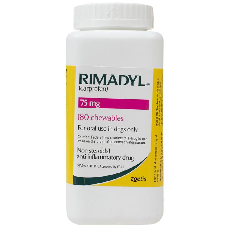 Rimadyl Chewable Tablets 75 mg, 180 Ct.