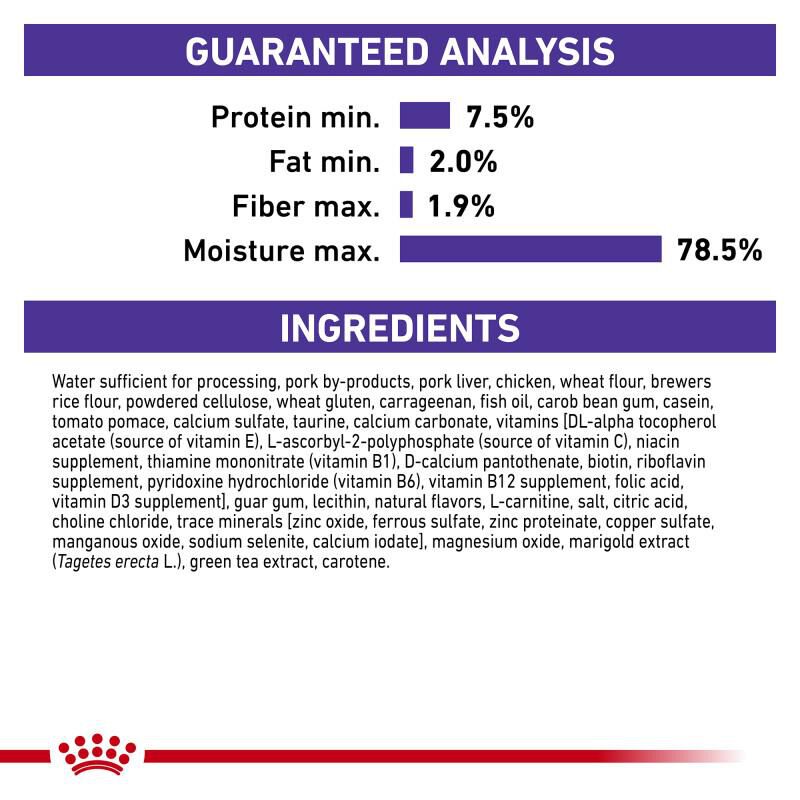 Royal Canin Veterinary Diet Adult Mature Consult Loaf in Sauce Canned Dog Food, 24 x 13.5 oz cans