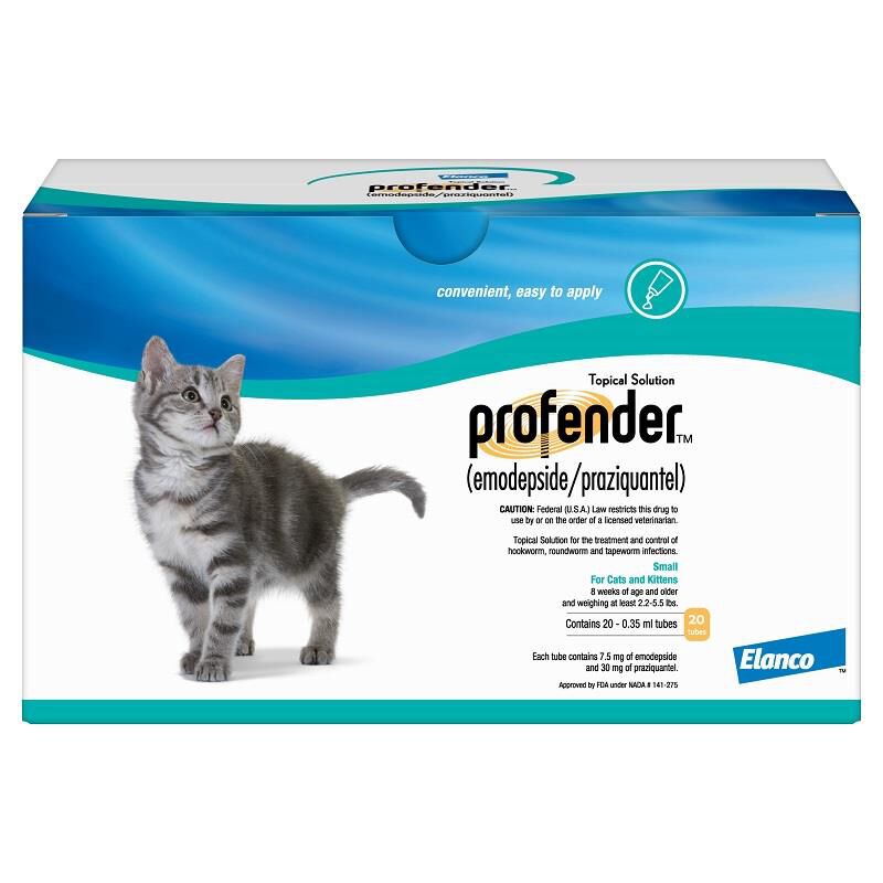 Profender for Small Cats Green 2.2 - 5.5 lbs 1 Dose