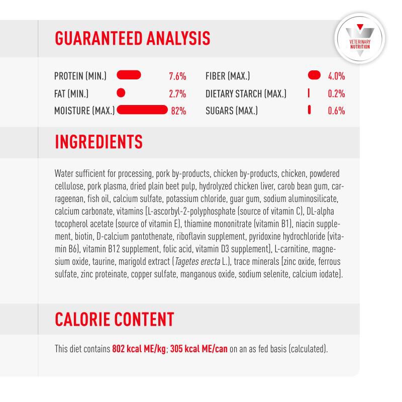Royal Canin Veterinary Diet Adult Glycobalance Loaf in Sauce Canned Dog Food, 24 x 13.4 oz cans