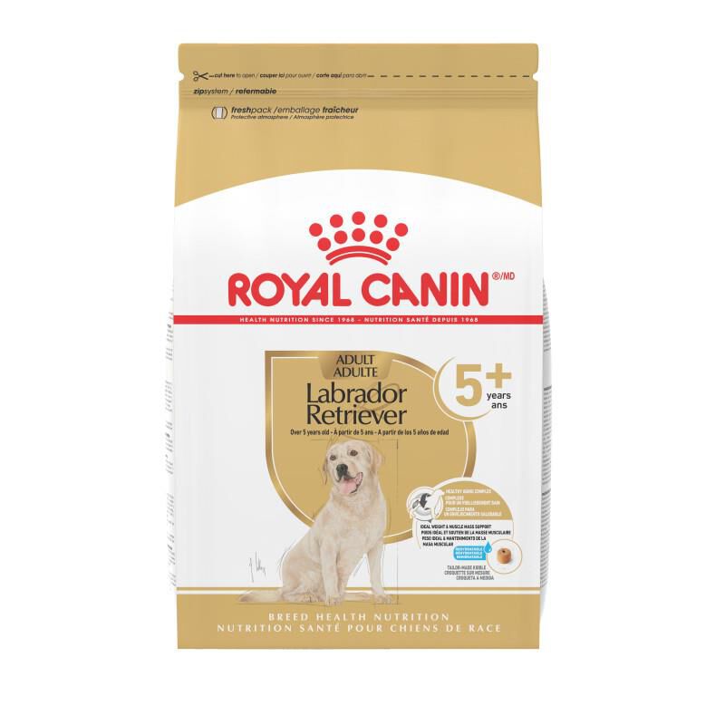 Royal Canin Breed Health Nutrition Labrador Retriever Adult 5+ Dry Dog Food, 28 lb bag