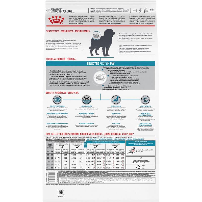 Royal Canin Veterinary Diet Selected Protein Potato & Whitefish Large Breed Adult Dry Dog Food, 26.4 lb bag