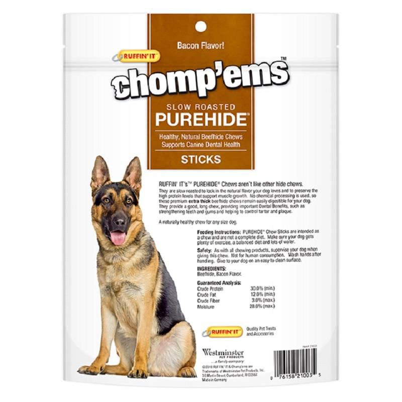 Chomp'ems PureHide Sticks, 8.5oz