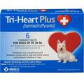 Tri-Heart Plus Chewable Tablets for Dogs 1-25 lbs Blue, 6 Month Supply