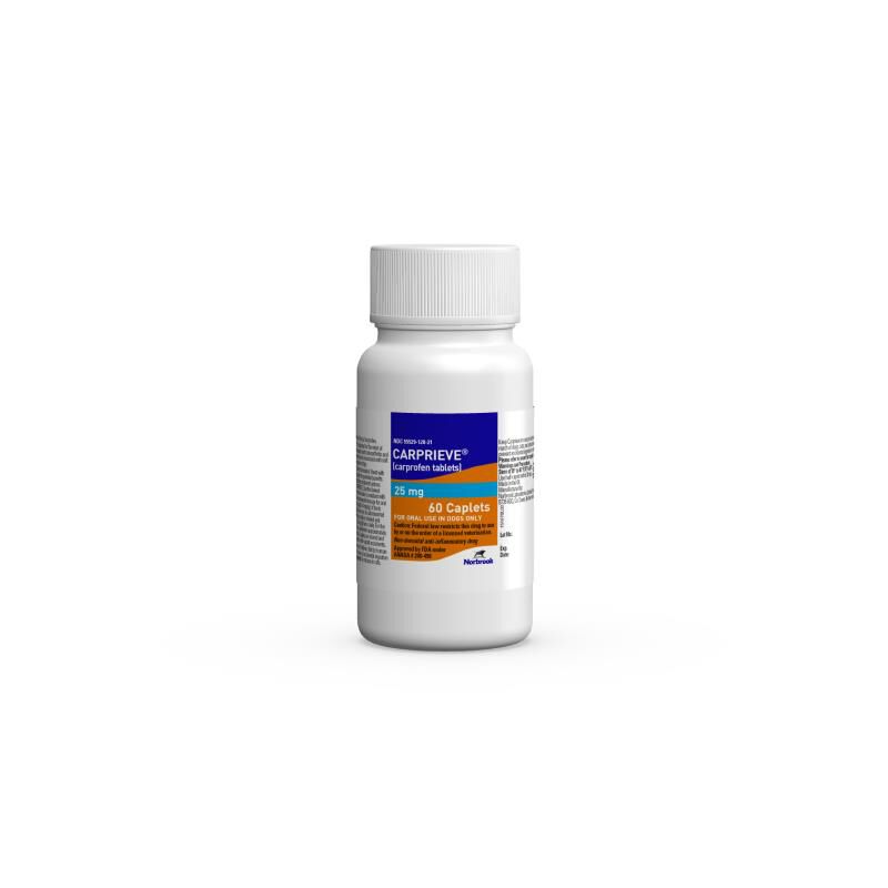 Carprieve (Carprofen) Caplets 25 mg 60 Ct.