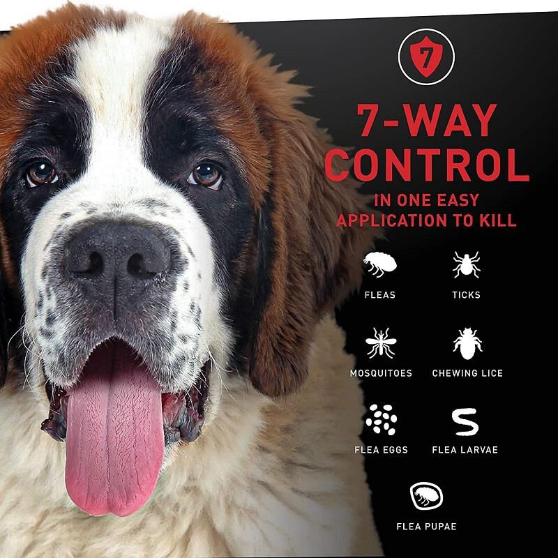 NEXTSTAR Fast Acting Flea & Tick Treatment X-Large Dog 89-132 lbs, 3 doses