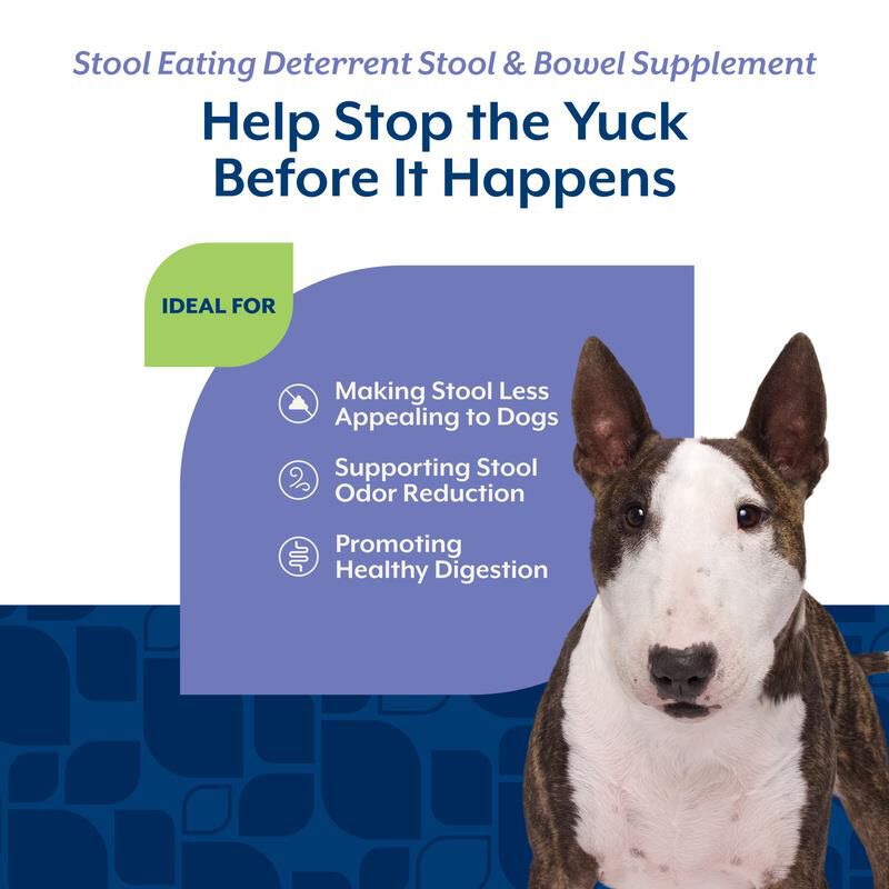 NaturVet Stool Eating Deterrent Stool & Bowel with Breath Aid for Dogs, 70 Count