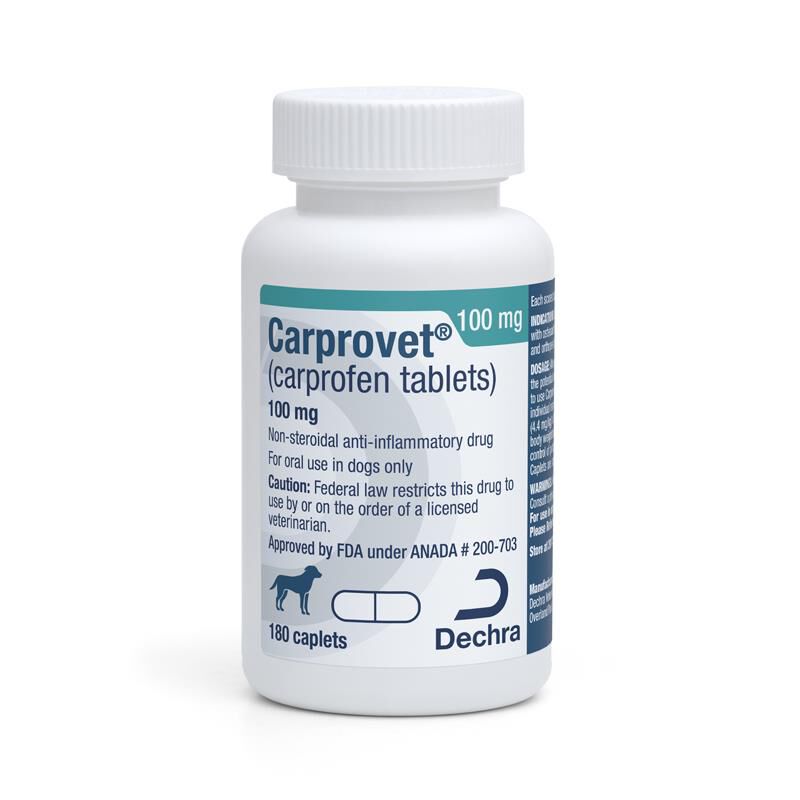Carprovet (Carprofen) Caplets 100 mg, 180 Ct.